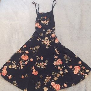 Black Brandy Melville dress with open back